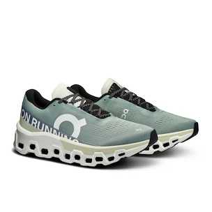 Heren hardloopschoenen On Cloudmonster 2 Mineral/Aloe