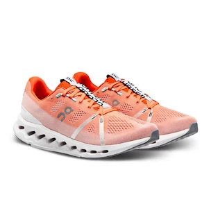 Heren hardloopschoenen On Cloudsurfer Flame/White