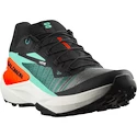 Heren hardloopschoenen Salomon Genesis Black/Electric Green/Cherry Tomato