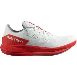 Heren hardloopschoenen Salomon Spectur White/Poppy Red