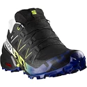 Heren hardloopschoenen Salomon Speedcross 6 Gtx Black/Surf The Web/Safety Yellow