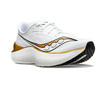 Heren hardloopschoenen Saucony  Endorphin Pro 3 White/Gol