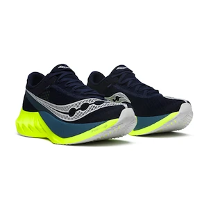 Heren hardloopschoenen Saucony Endorphin Pro 4 Navy/Citron