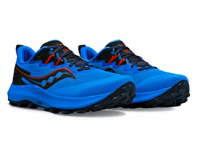 Heren hardloopschoenen Saucony  Peregrine 14 Cobalt/Black