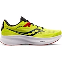 Heren hardloopschoenen Saucony  Ride 15 Acid Lime/Spice  UK 11,5