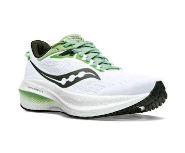 Heren hardloopschoenen Saucony  Triumph 21 White/Umbra