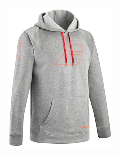 Heren hoodie Babolat  Strike Hood Sweat High Rise Hthr