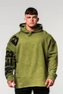 Heren hoodie Nebbia  Washed-off Oversized Pullover Hoodie NO BS Green