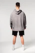 Heren hoodie Nebbia  Washed-off Oversized Pullover Hoodie NO BS Light Grey