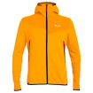 Heren hoodie Salewa  Agner Hybrid PL/DST M FZ Hdy Turmeric Melange/0910