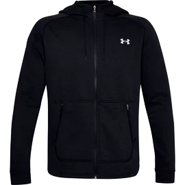 Heren hoodie Under Armour Charged Cotton Fleece FZ Hoodie black