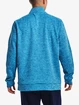 Heren hoodie Under Armour  Fleece 1/4 Zip-BLU