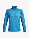 Heren hoodie Under Armour  Fleece 1/4 Zip-BLU