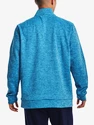 Heren hoodie Under Armour  Fleece 1/4 Zip-BLU