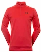 Heren hoodie Under Armour  Fleece 1/4 Zip-RED