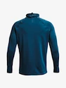 Heren hoodie Under Armour  OUTRUN THE COLD FUNNEL-BLU