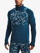 Heren hoodie Under Armour  OUTRUN THE COLD FUNNEL-BLU