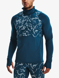 Heren hoodie Under Armour OUTRUN THE COLD FUNNEL-BLU