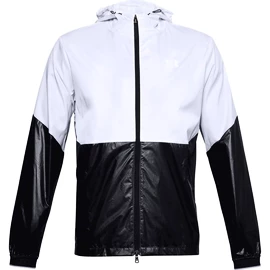 Heren hoodie Under Armour Recover Legacy Windbreakr white