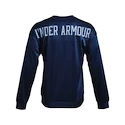 Heren hoodie Under Armour  RECOVER LS CREW dark blue