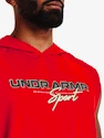 Heren hoodie Under Armour  RFS SL Hoodie-RED