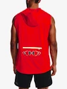 Heren hoodie Under Armour  RFS SL Hoodie-RED