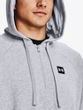 Heren hoodie Under Armour  Rival Fleece 1/2 Zip HD-GRY