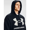 Heren hoodie Under Armour  Rival Fleece Big Logo HD dark blue