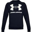 Heren hoodie Under Armour  Rival Fleece Big Logo HD dark blue SMT