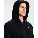 Heren hoodie Under Armour  Rival Fleece FZ Hoodie Dynamic black