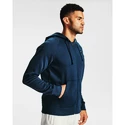 Heren hoodie Under Armour  Rival Fleece FZ Hoodie Dynamic dark blue