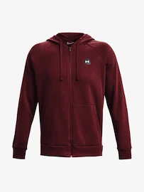 Heren hoodie Under Armour Rival Fleece FZ Hoodie-RED