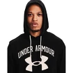 Heren hoodie Under Armour  RIVAL TERRY BIG LOGO HD-BLK