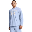 Heren hoodie Under Armour  RIVAL TERRY BIG LOGO HD Isotope Blue