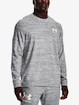 Heren hoodie Under Armour  Rival Terry LC Crew-WHT