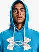 Heren hoodie Under Armour  Rival Terry Logo Hoodie-BLU