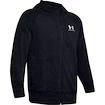 Heren hoodie Under Armour  SPECKLED FLEECE FZ HOODIE-BLK