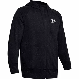 Heren hoodie Under Armour SPECKLED FLEECE FZ HOODIE-BLK