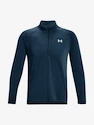 Heren hoodie Under Armour  STREAKER HALF ZIP-BLU