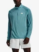 Heren hoodie Under Armour  STREAKER HALF ZIP-BLU