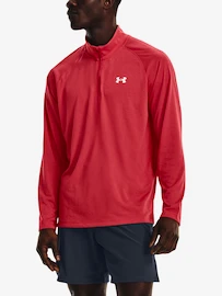 Heren hoodie Under Armour STREAKER HALF ZIP-RED