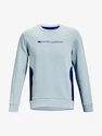 Heren hoodie Under Armour  SUMMIT KNIT CREW-BLU