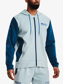 Heren hoodie Under Armour SUMMIT KNIT FZ HD-BLU