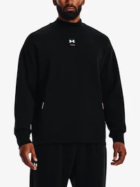 Heren hoodie Under Armour Summit Knit Mock-BLK