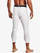 Heren legging Under Armour HeatGear 3/4 Legging-WHT