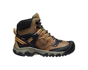 Heren outdoorschoenen Keen Ridge Flex Mid Wp Bison/Golden Brown