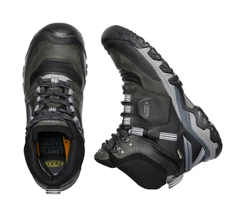 Heren outdoorschoenen Keen Ridge Flex Mid Wp Magnet/Black