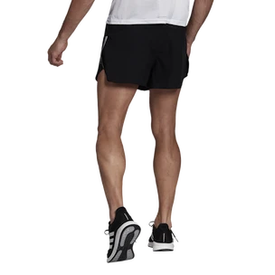 Heren short adidas  Run Fast Reflective Split Shorts Black S