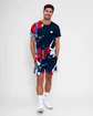 Heren short BIDI BADU  New York 2024 7Inch Shorts Dark Blue/Red