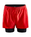 Heren short Craft Wees actief ADV Essence 2v1 Red S